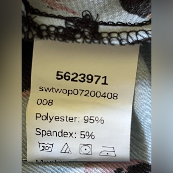 Women’s SHEIN Ruffle Hem Summer Coloured Leopard Print Tie Side Wrap Skirt - Picture 10 of 12